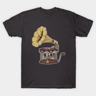 Carousel Gramophone T-Shirt